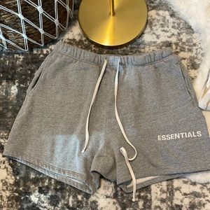 Essentials Fear of God cotton gym shorts sz L